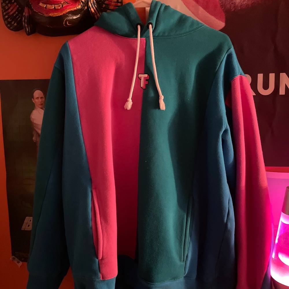 XL Bubblegum TeddyFresh Hoodie